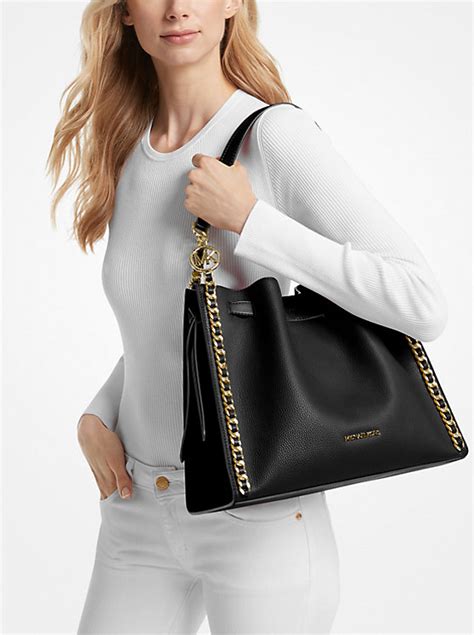 michael kors new layton shoulder bag|Mina Large Chain Shoulder Bag .